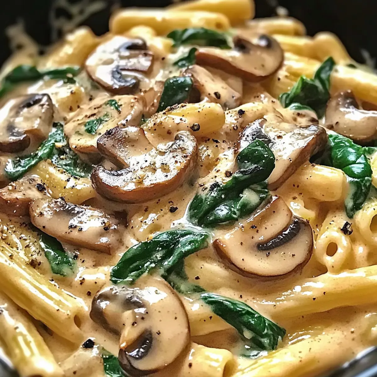 Creamy Tuscan Mushroom Pasta Skillet for Cozy Weeknight Dinners