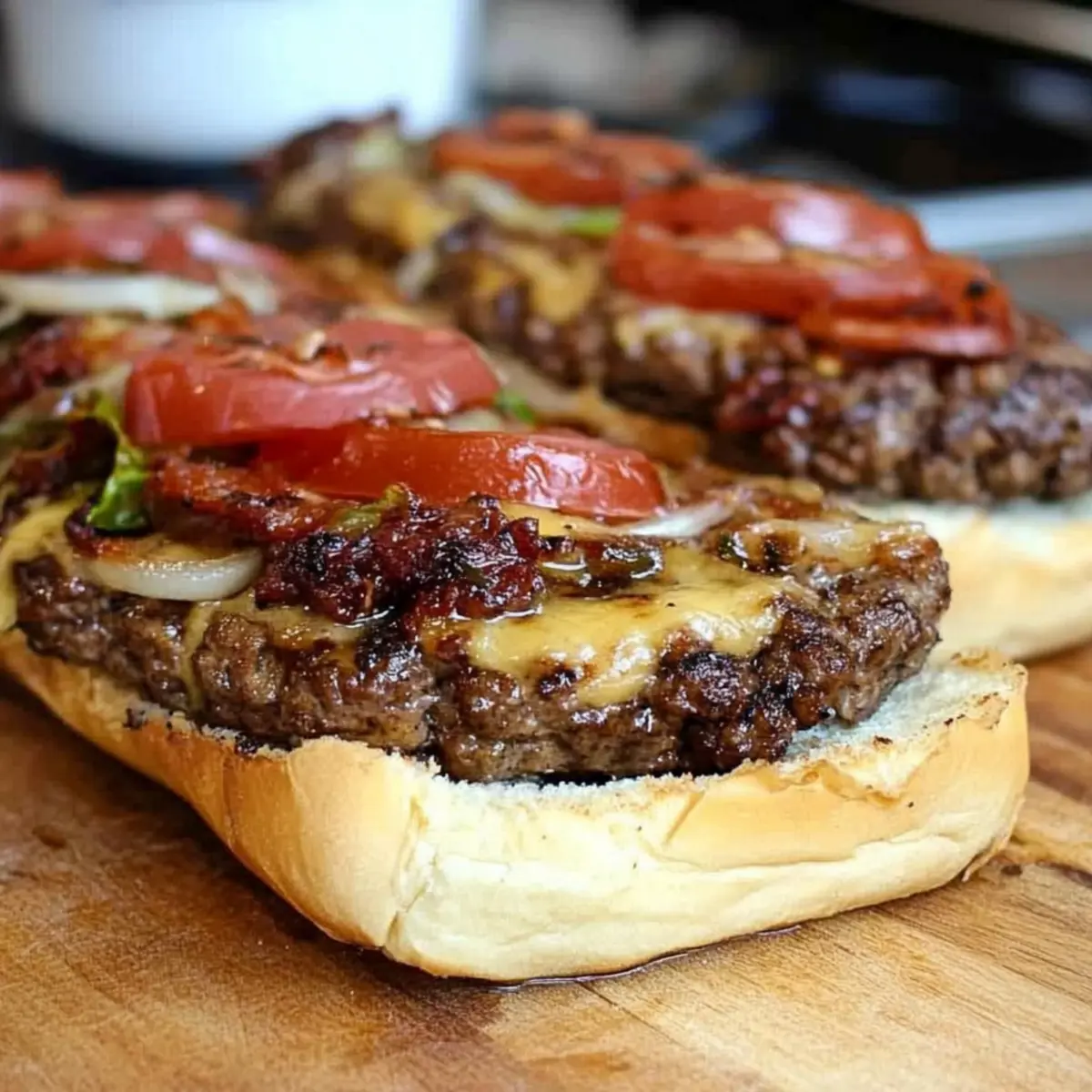 Savor the Flavor with Homemade Long Boy Burgers Today!