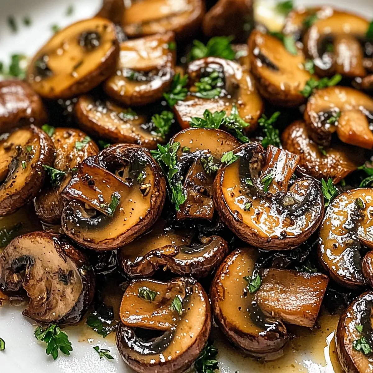 Steakhouse Garlic Butter Mushrooms: Indulge in Rich Umami!
