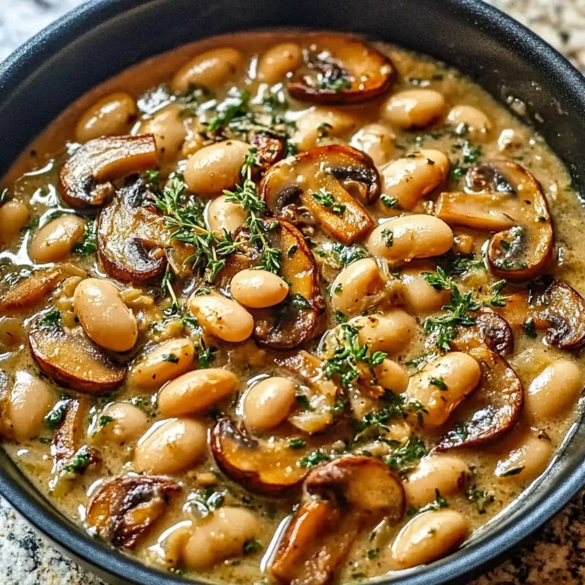 Creamy White Bean and Mushroom Skillet for Cozy Nights