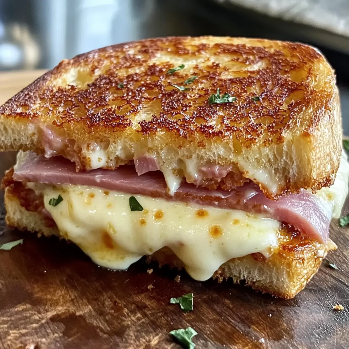 Homemade French Ham & Cheese Sandwich: Comfort Food Bliss