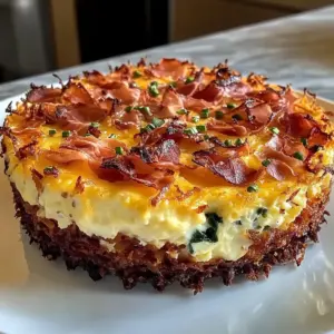 Crispy Hash Brown Crust Quiche