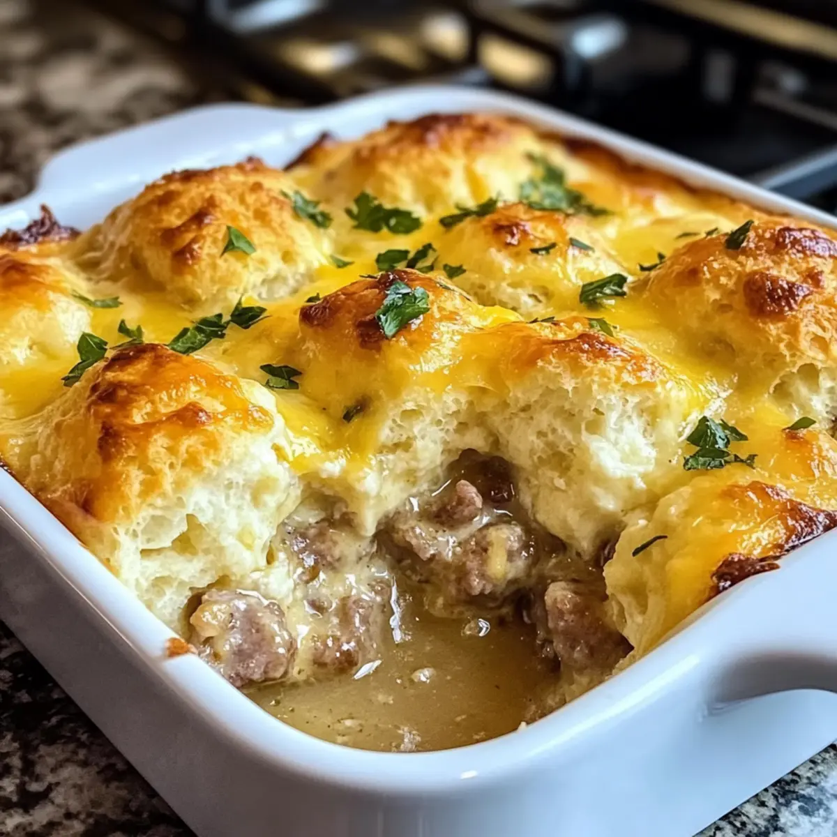 Heavenly Biscuits and Gravy Casserole for Cozy Mornings