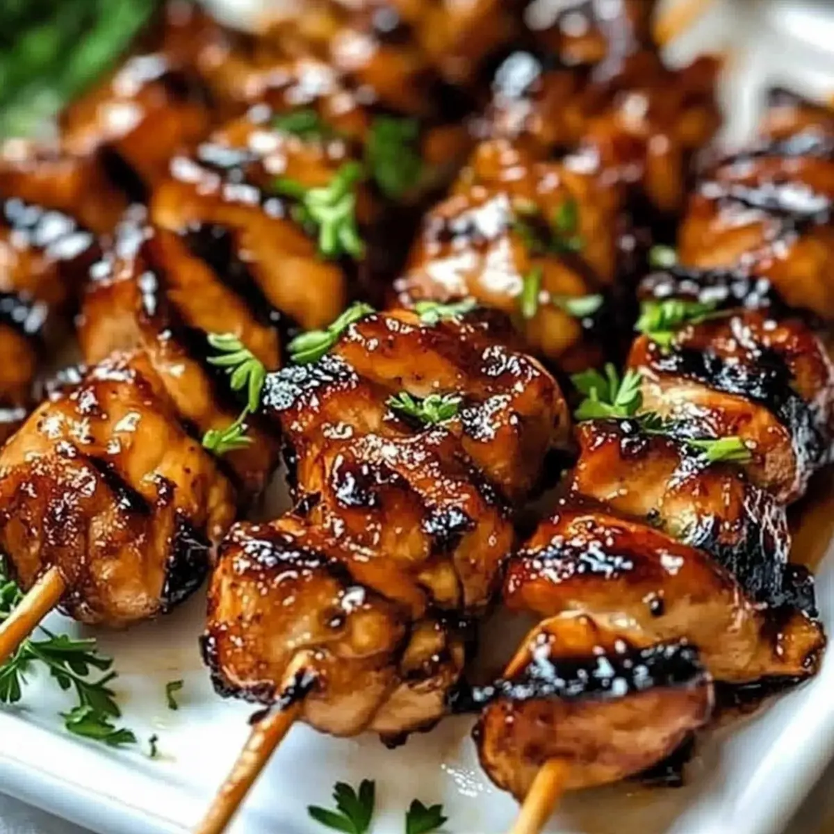 Juicy Honey Garlic BBQ Chicken Skewers for Summer Feasts