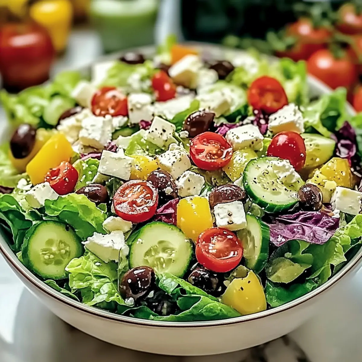 Bright and Zesty Classic Mediterranean Salad for a Fresh Twist