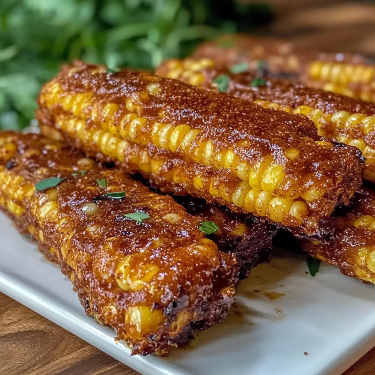 Crispy Air Fryer Corn Ribs With Smoky Paprika Magic