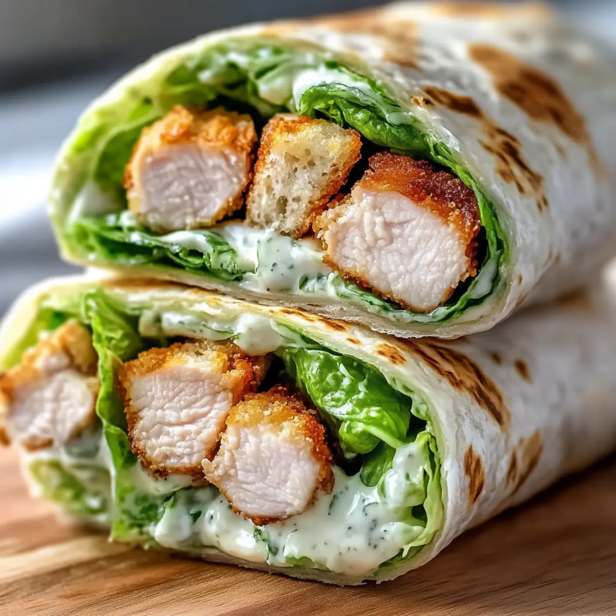 Savory Chicken Caesar Wraps for a Quick, Crisp Meal