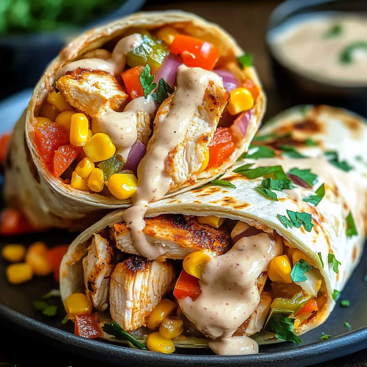 Savory Southwest Chicken Wraps for Quick Flavorful Dinners
