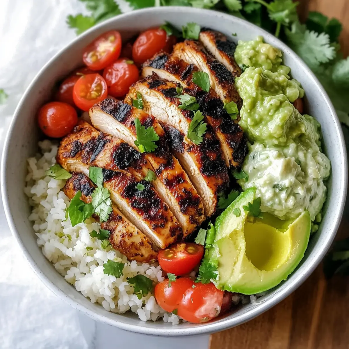 Zesty Cilantro Lime Chicken Bowls for a Fresh Flavor Boost