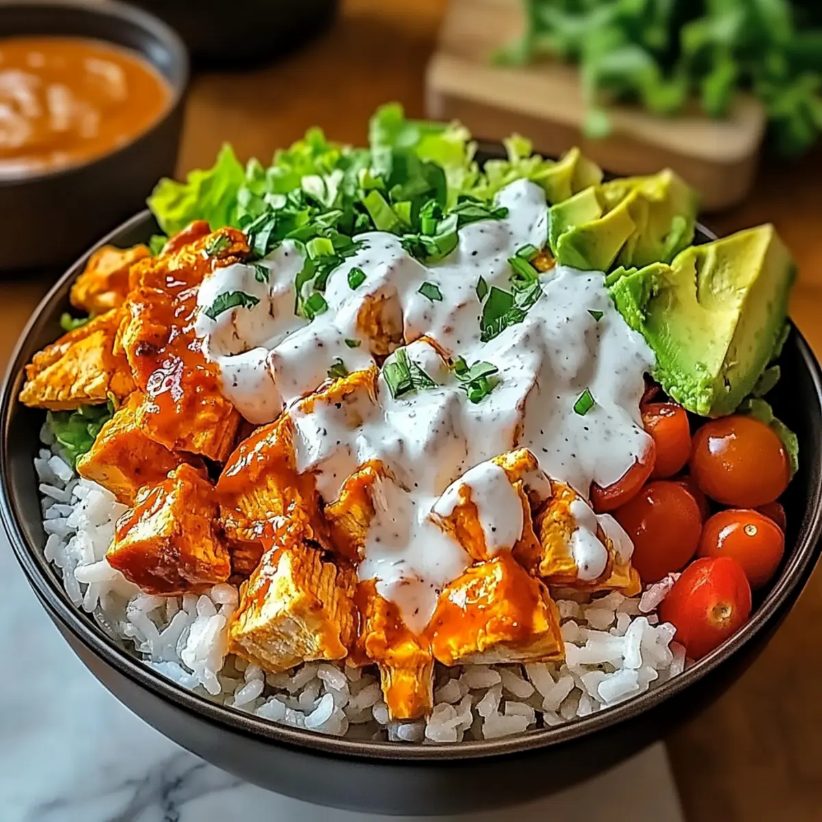 Buffalo Chicken Protein Bowl: Bold Flavors for Every Bite
