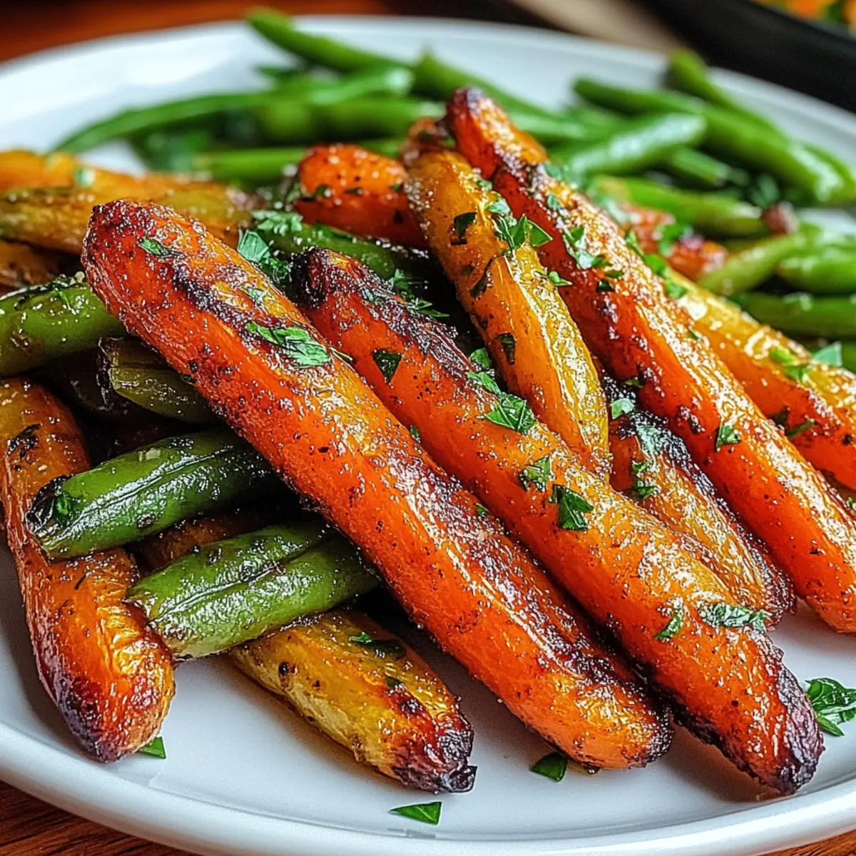 Crispy Roasted Carrots and Green Beans That Wow Your Taste Buds