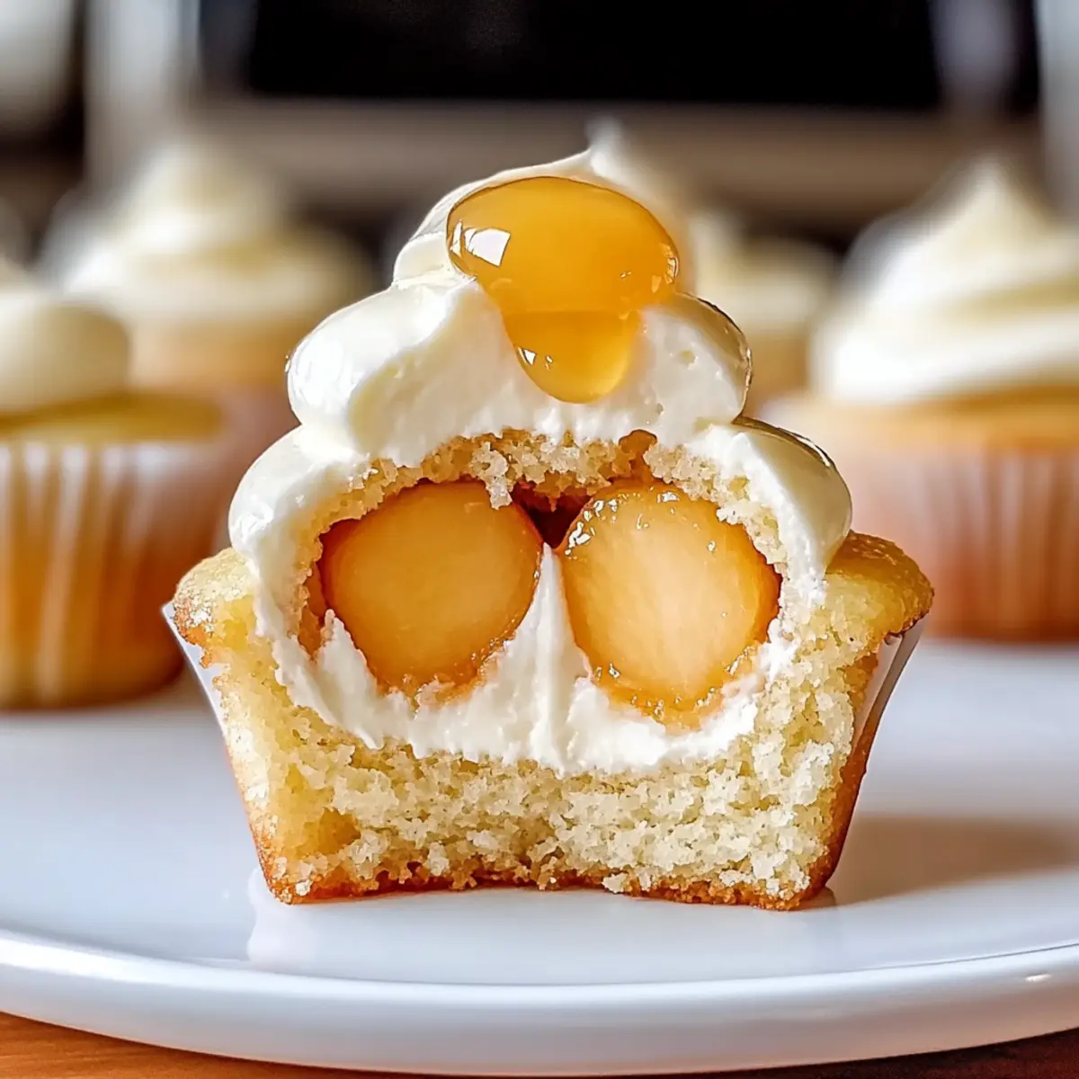 Honey Peach Cream Cheese Cupcakes for a Sweet Summer Treat