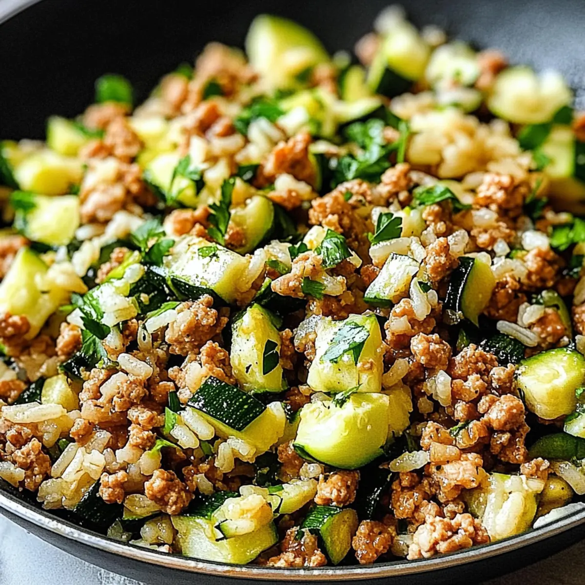 Ground Chicken Zucchini Rice Skillet: Easy Family Comfort Meal