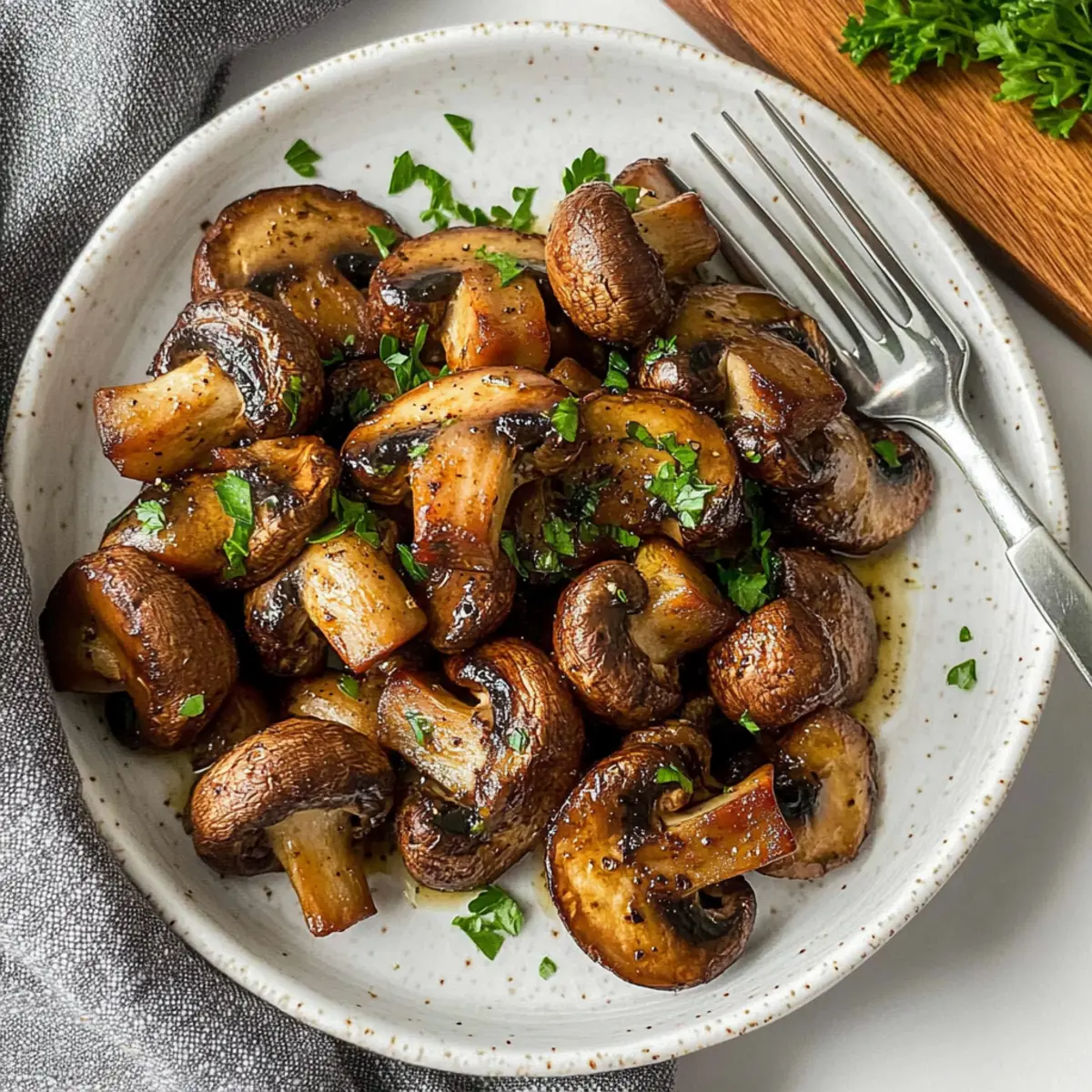 Savory Easy Air Fryer Mushrooms: Quick, Juicy, and Guilt-Free