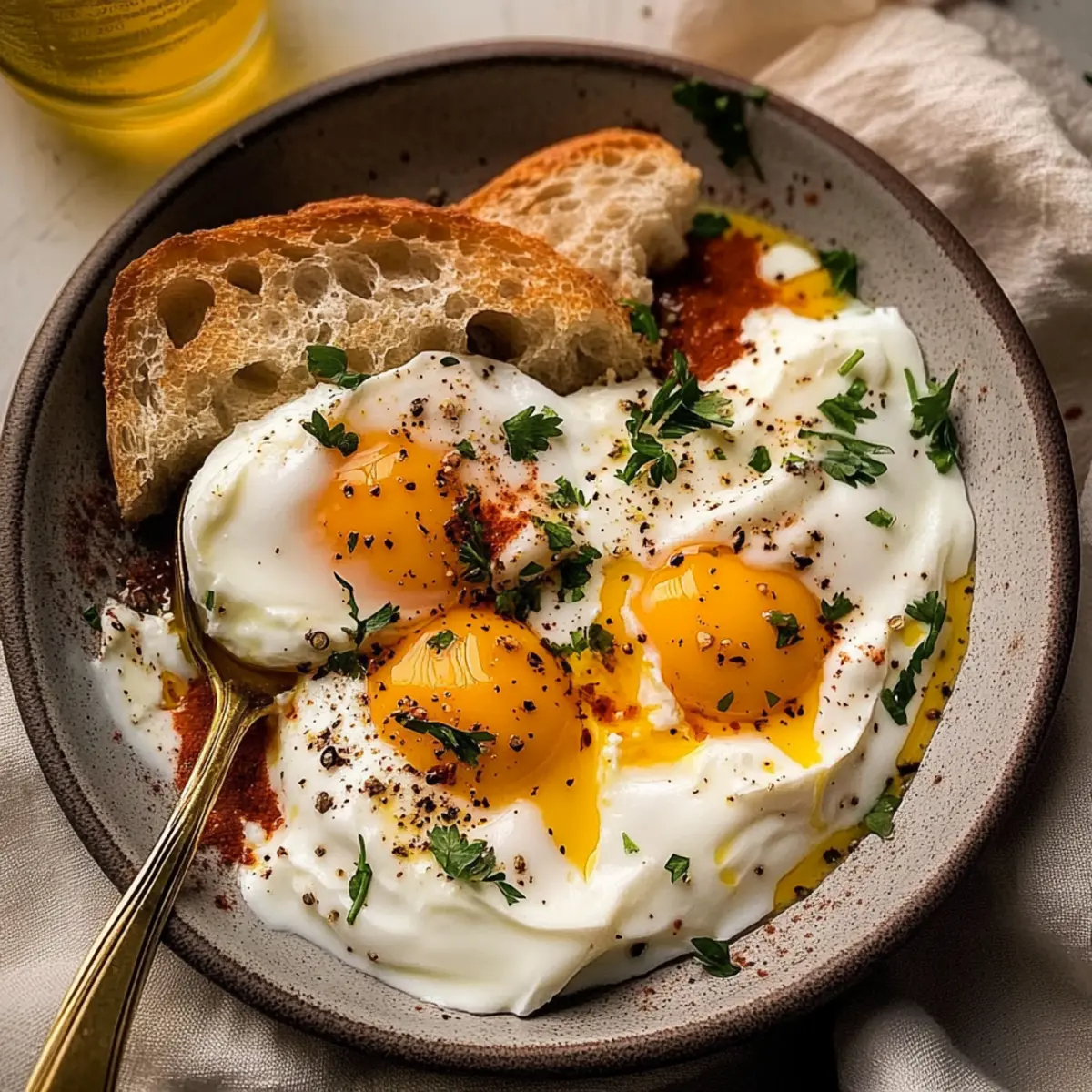 Delicious Turkish Eggs with Creamy Yogurt to Brighten Mornings