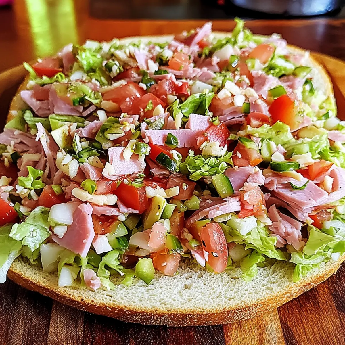 Savory Chopped Italian Grinder Sandwich in Under 10 Minutes