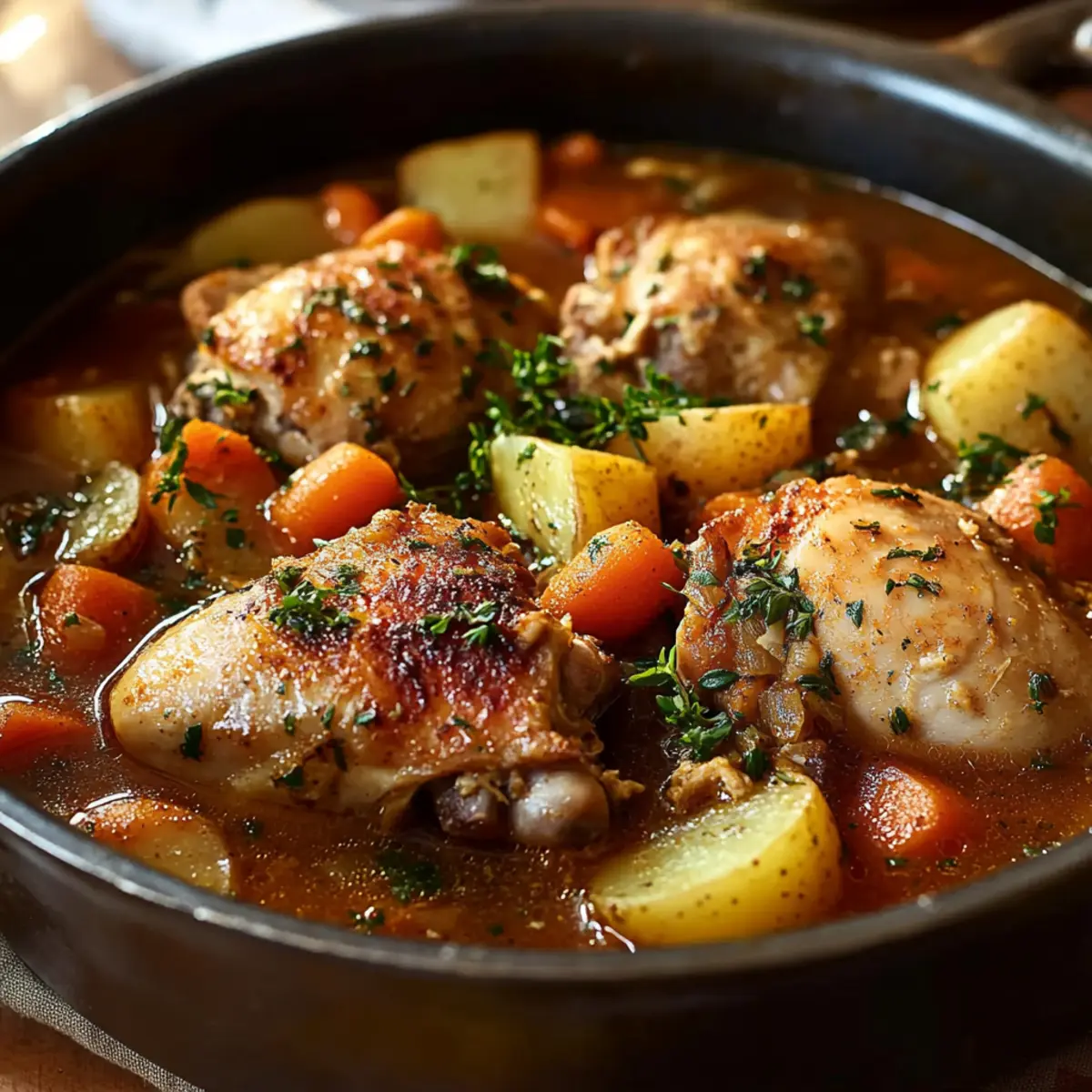 One-Pot Chicken Stew for Cozy Nights with Family