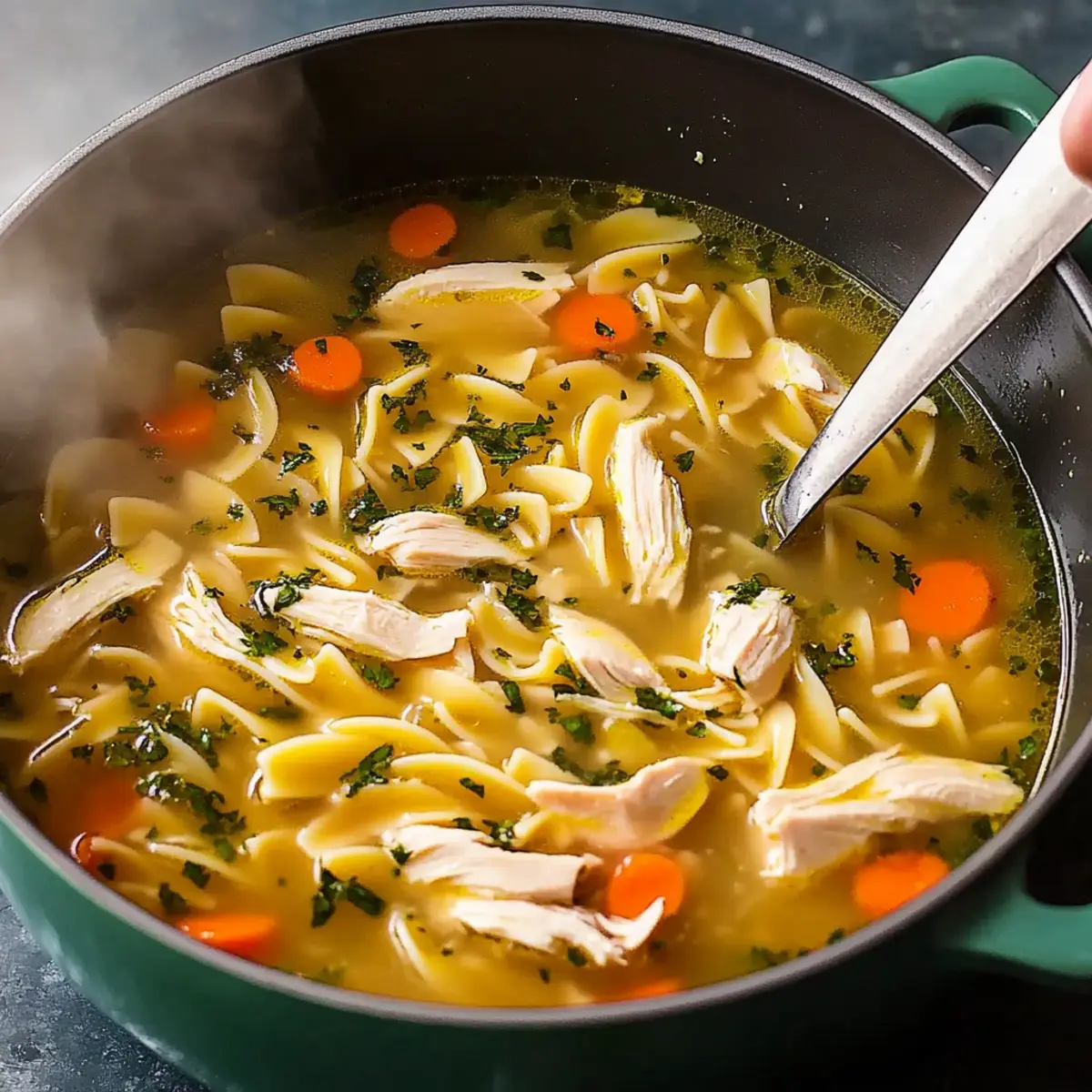 Comforting Old-Fashioned Chicken Noodle Soup That Warms Hearts