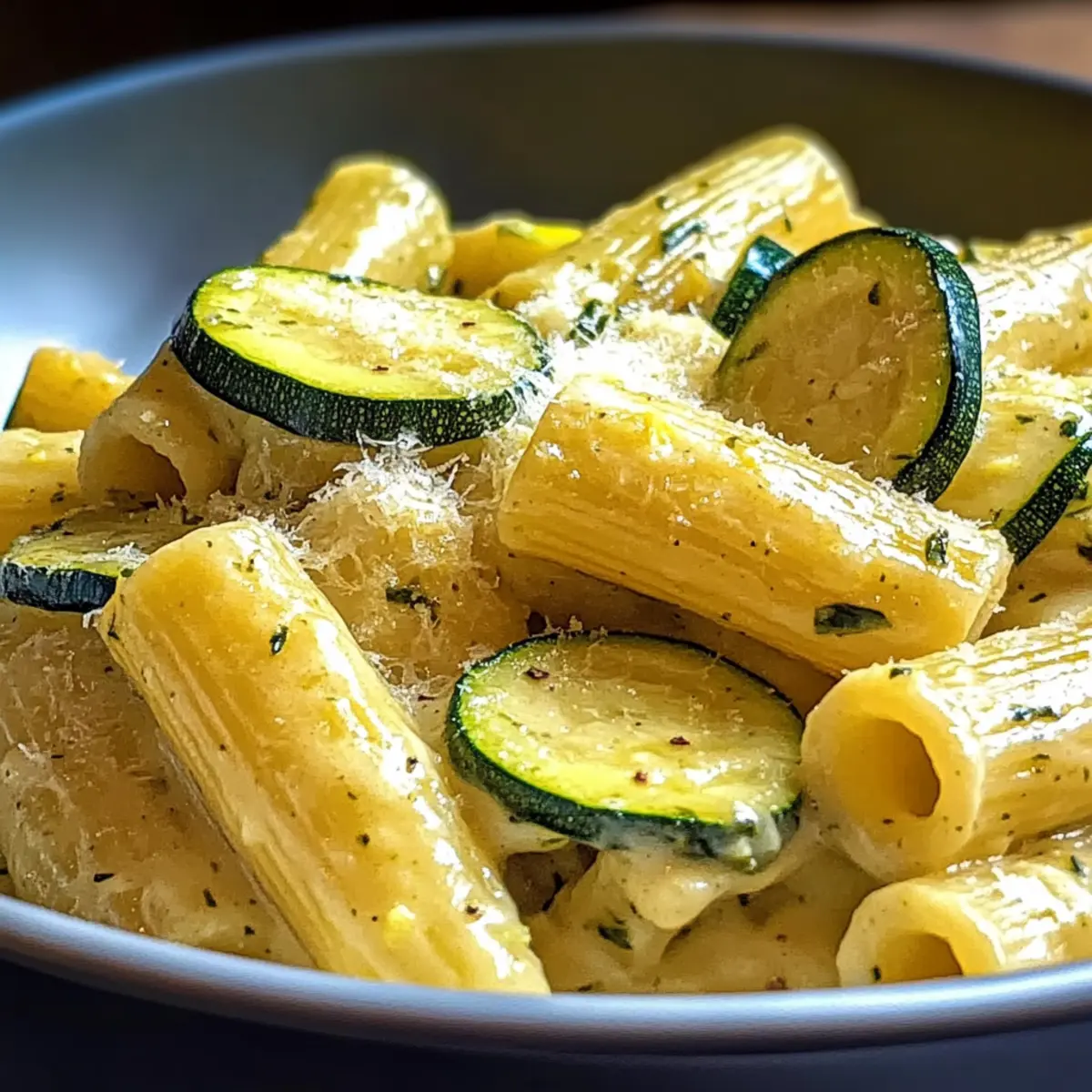 Zesty Lemon Zucchini Rigatoni for Quick Comfort Meals