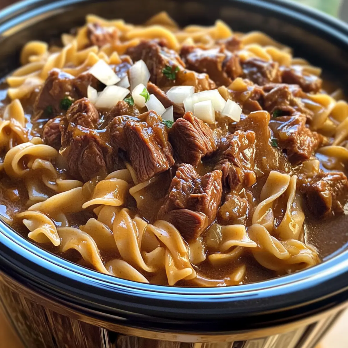 Savory Crockpot Beef and Noodles for Cozy Family Meals