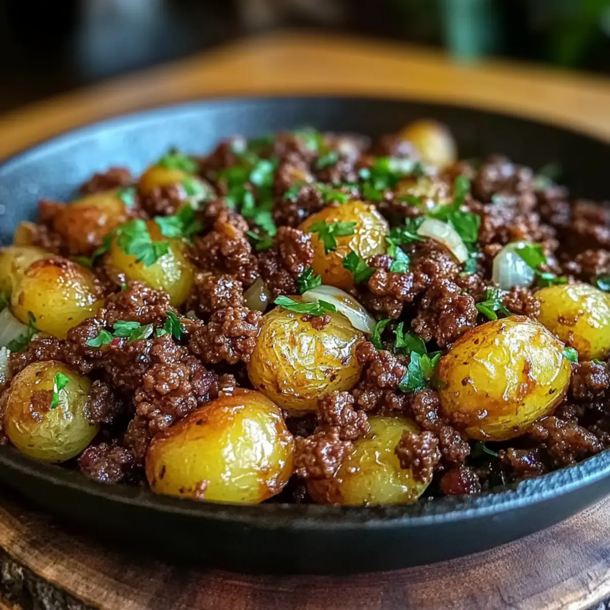Hearty Ground Beef and Potato Skillet: Comfort Food Bliss