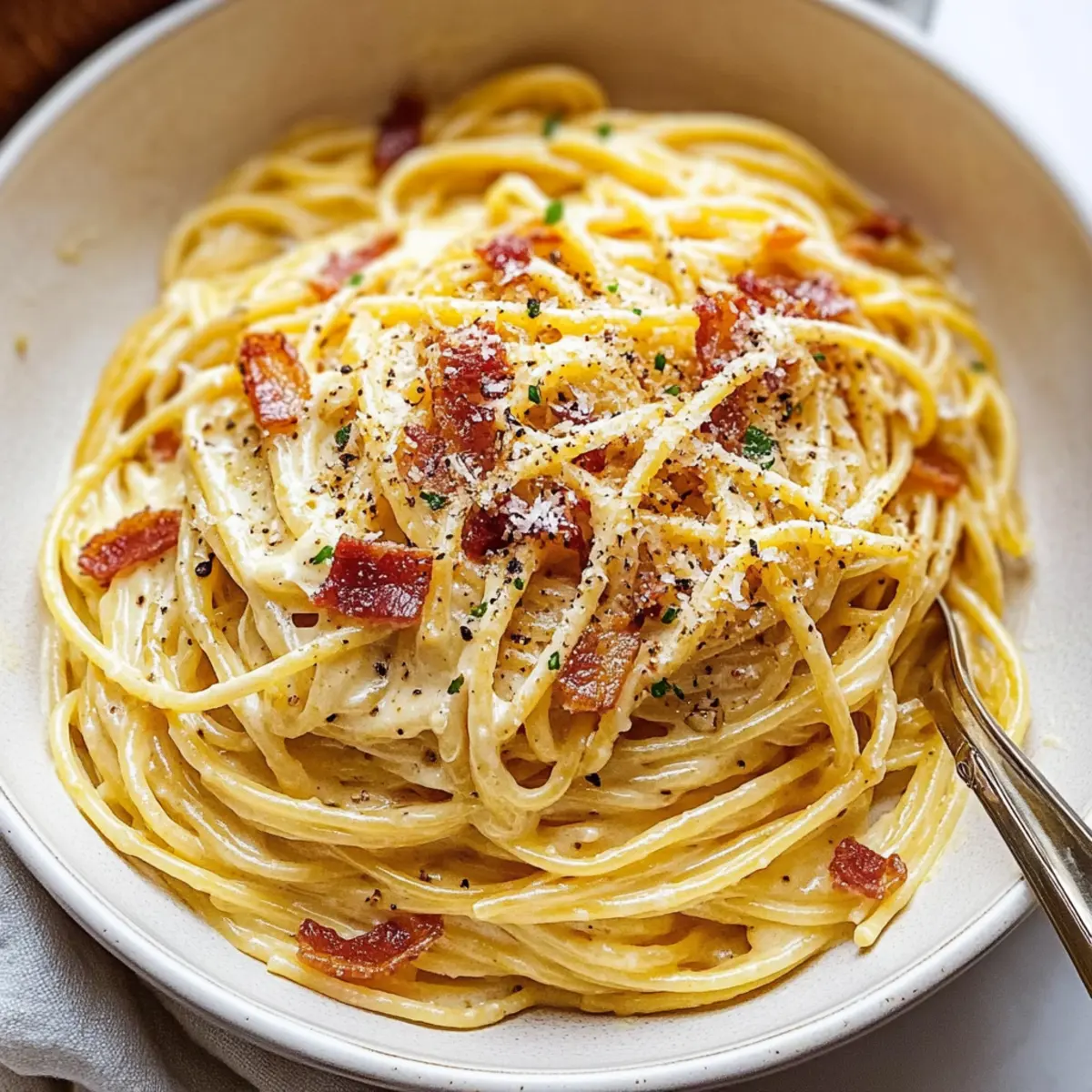 Creamy Homemade Spaghetti Carbonara in Just 5 Ingredients