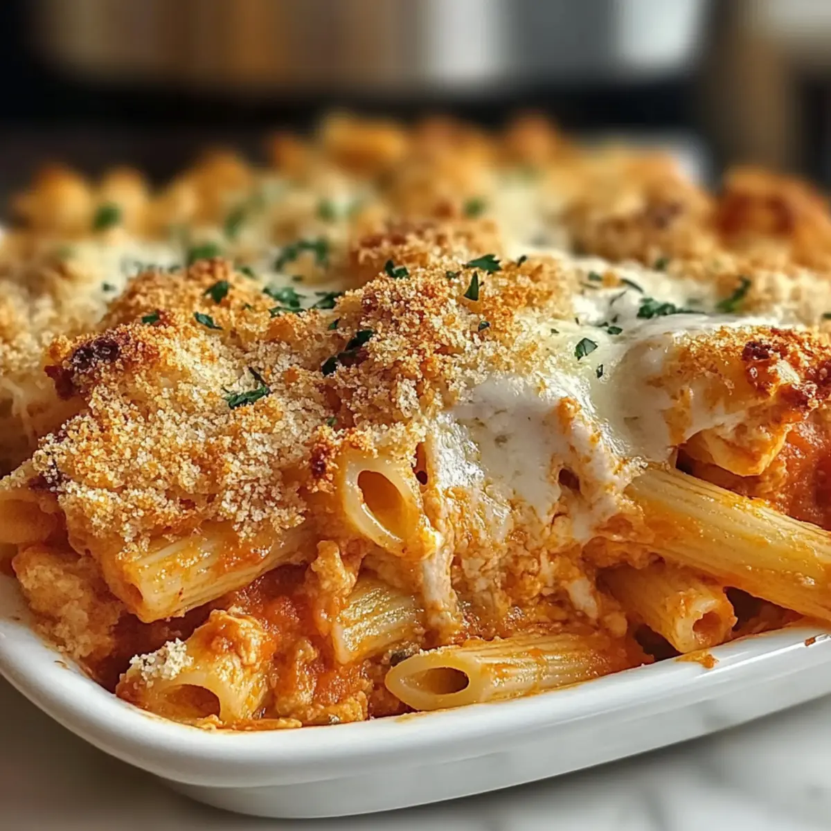 Dump And Bake Chicken Parmesan Casserole Made Effortless