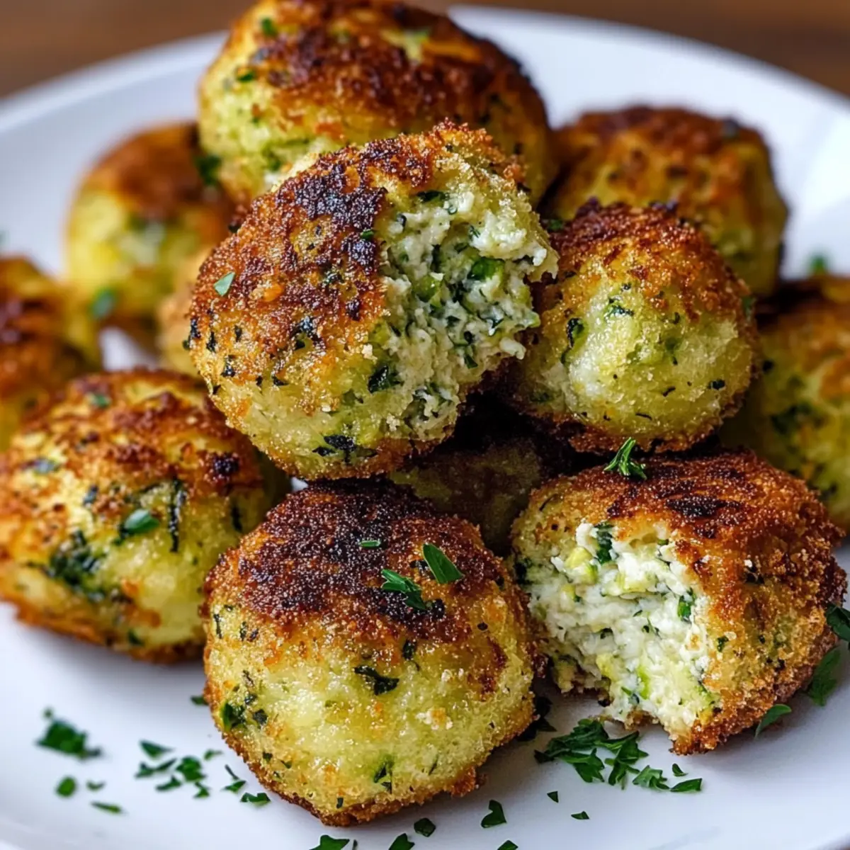Crispy Zucchini-Feta Balls: Irresistibly Crunchy & Flavorful