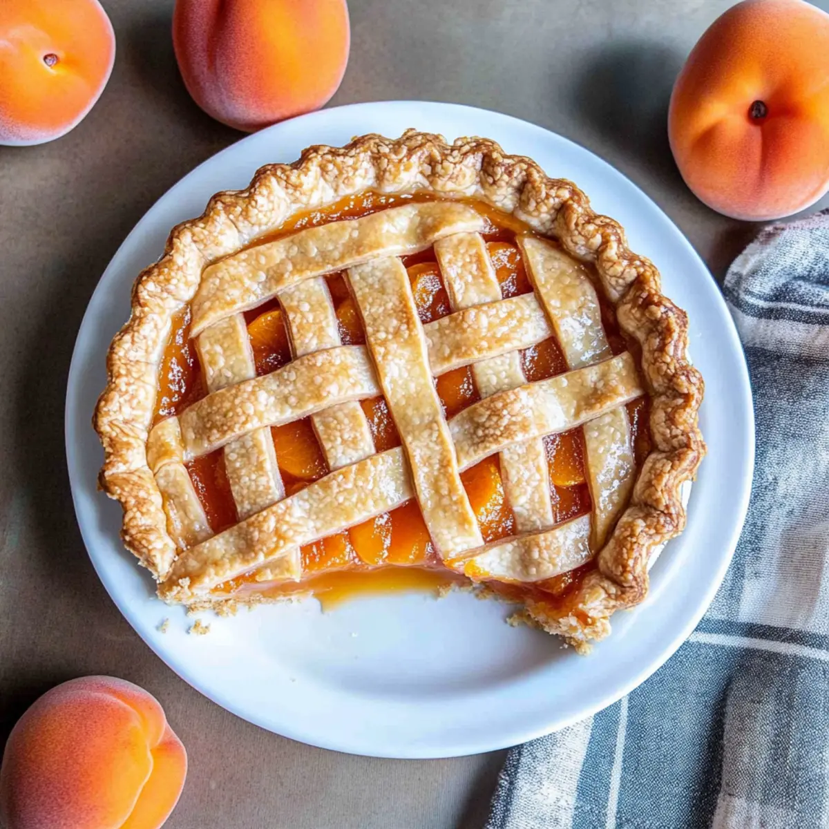 Delightfully Fresh Apricot Pie with All-Butter Crust