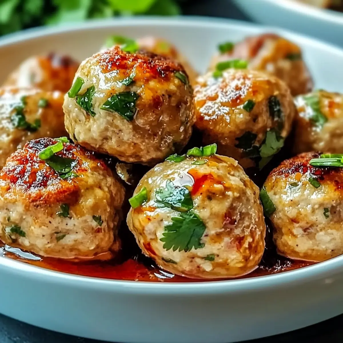 Savory Thai Baked Chicken Meatballs for Easy Weeknight Feasts