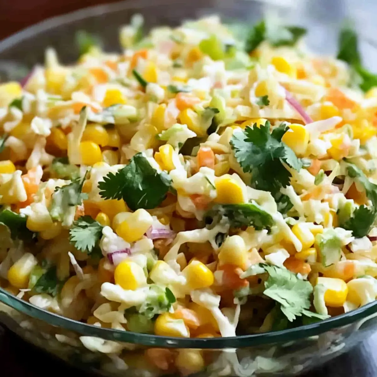 Spicy Corn Slaw That's Bursting with Summer Flavor