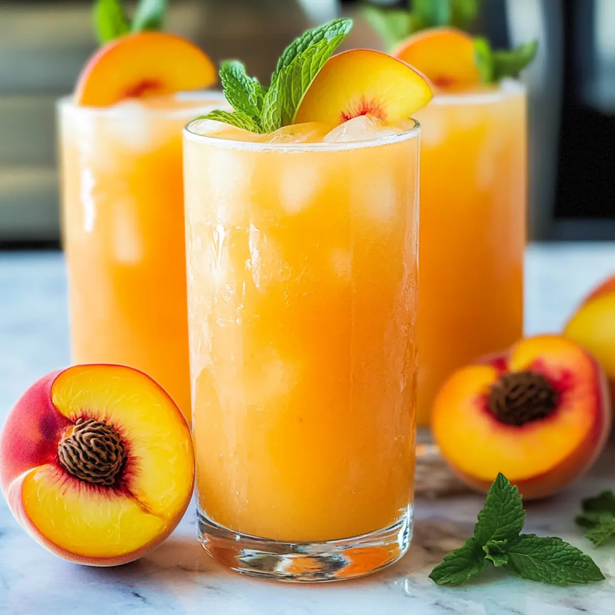 Delightfully Refreshing Peach Lemonade for Sunny Days