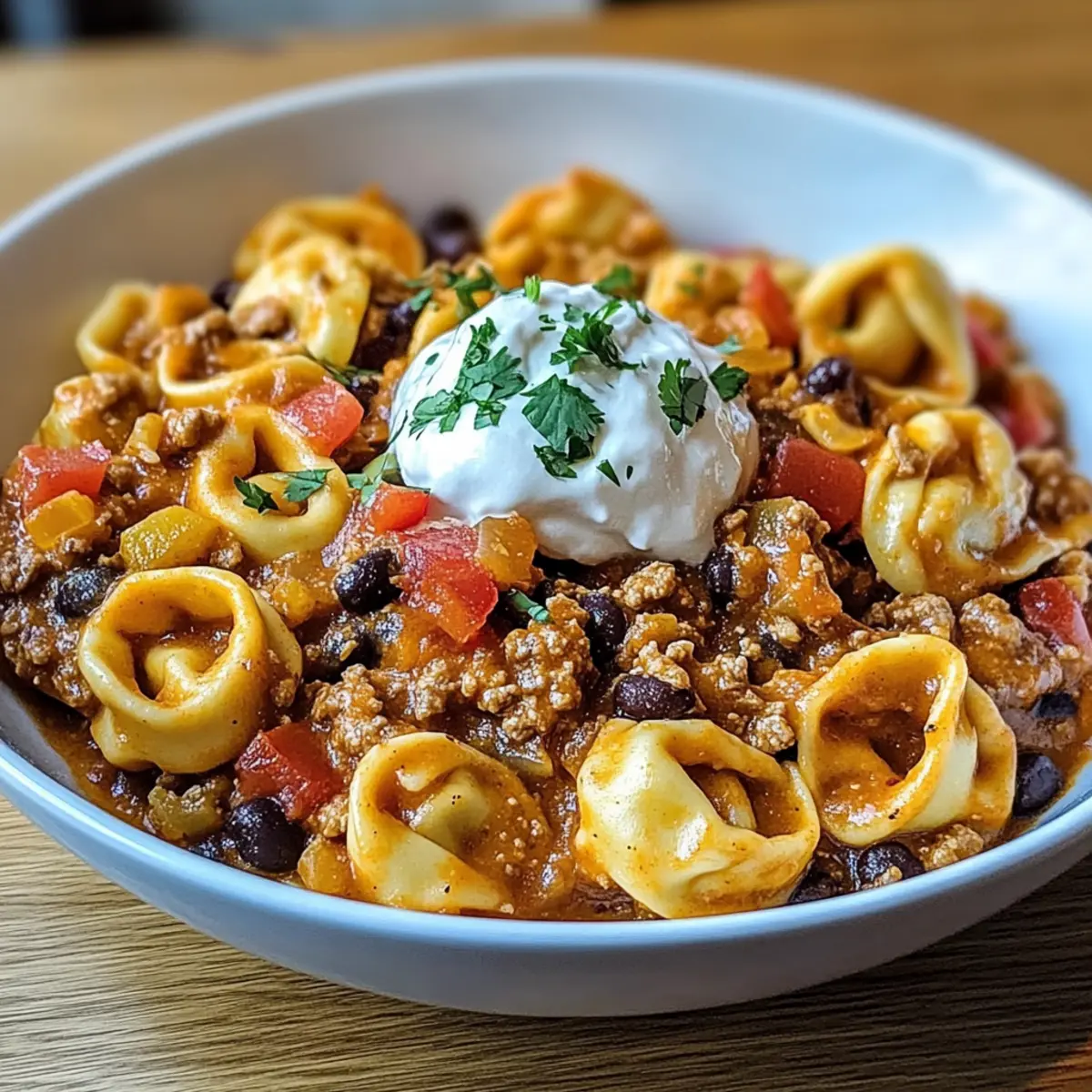 Cheesy Taco Tortellini Bowl: A Cozy Family Dinner Delight