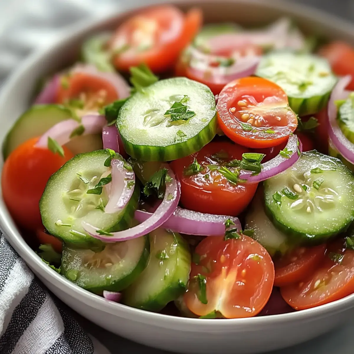 Crispy Cucumber Tomato Salad for a Refreshing Summer Treat