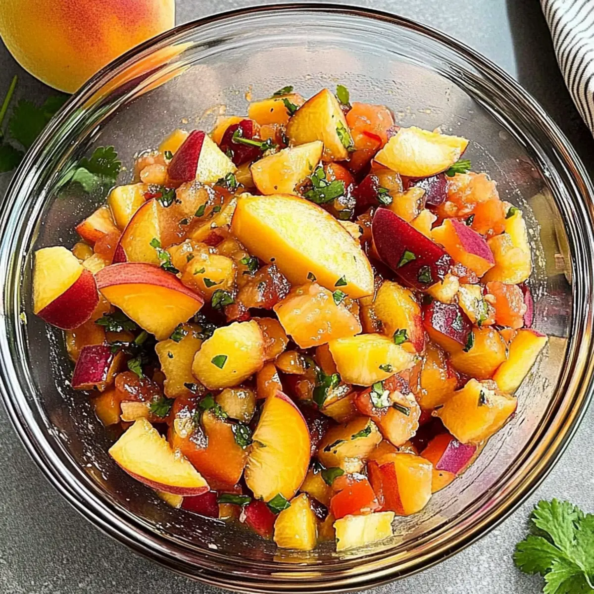 Fresh Peach Salsa: A Vibrant Summer Treat for Any Gathering