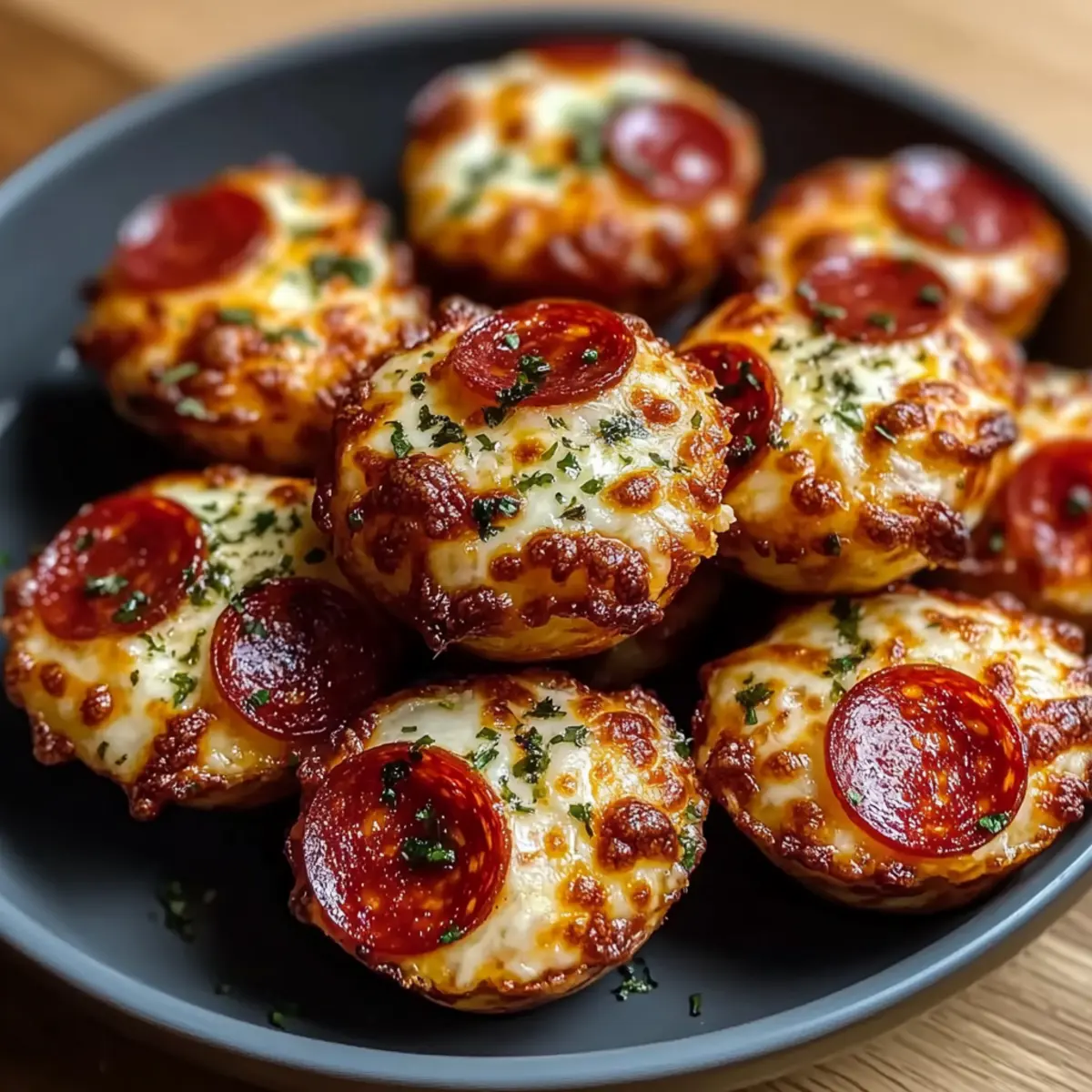 Keto Pepperoni Pizza Bites for Cheesy Snack Cravings