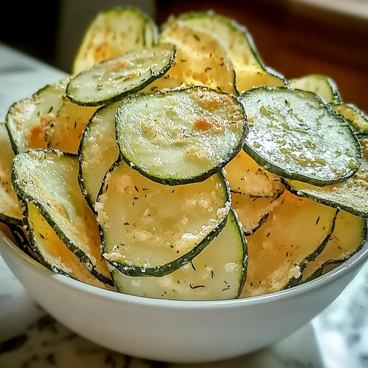 Delicious Crunchy Ranch Cucumber Chips for Healthy Snacking