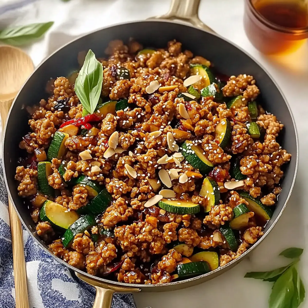 Delicious Tasty Ground Chicken Teriyaki in One Pan