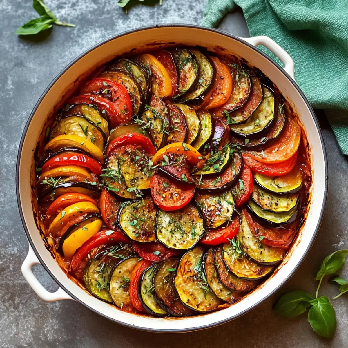 Homemade Classic French Ratatouille: A Vibrant Vegan Treat