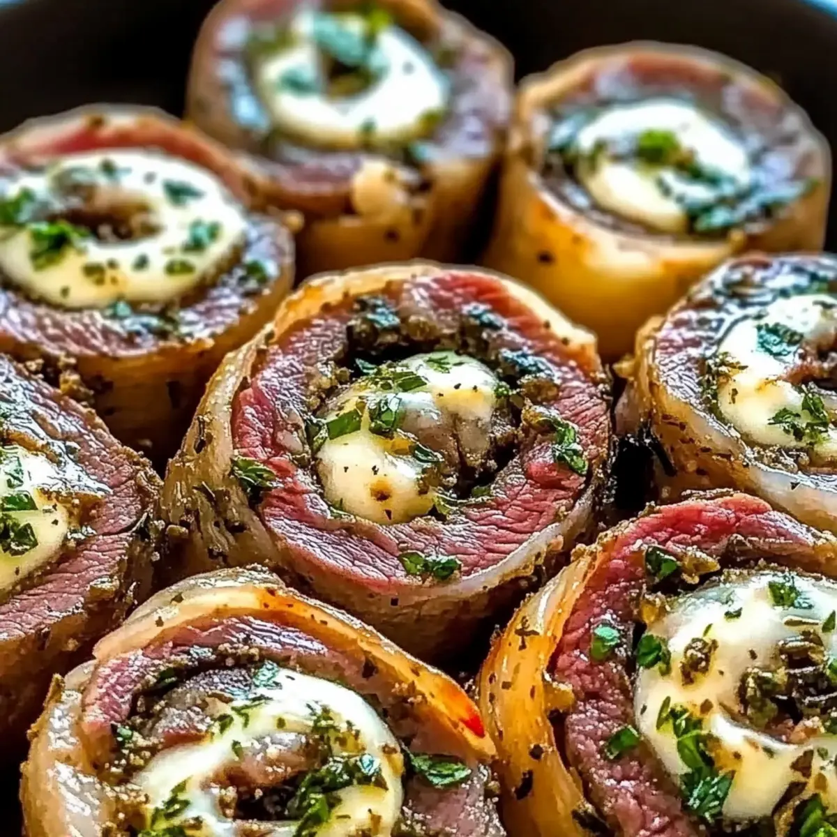 Garlic Herb Steak Pinwheels to Impress Your Dinner Guests