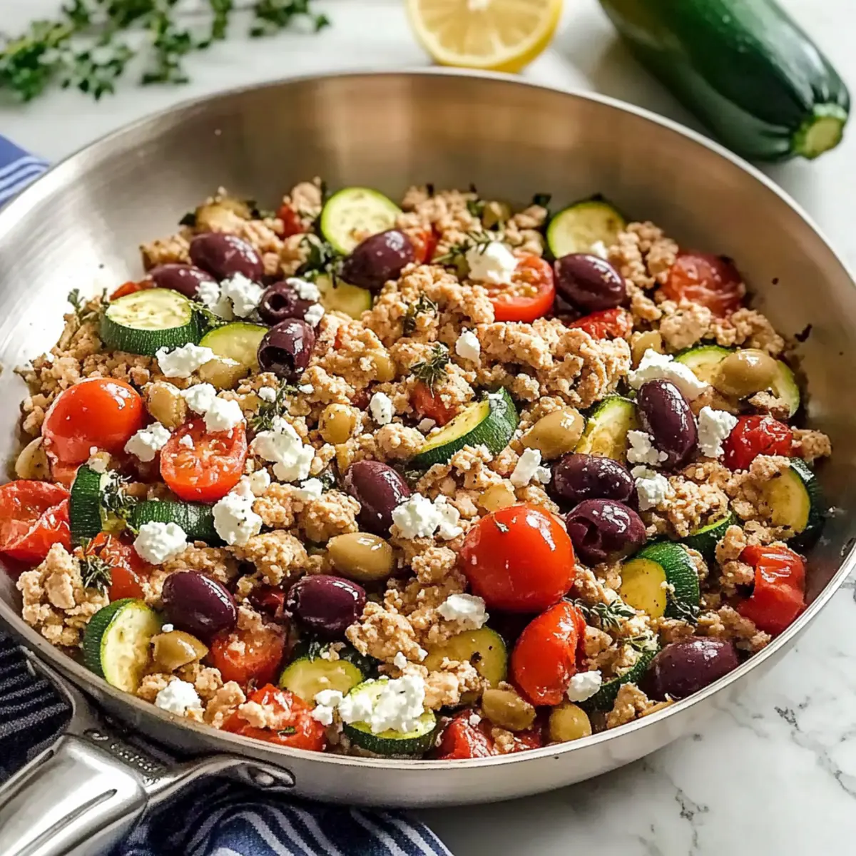 Flavor-Packed Mediterranean Ground Chicken for Healthy Dinners