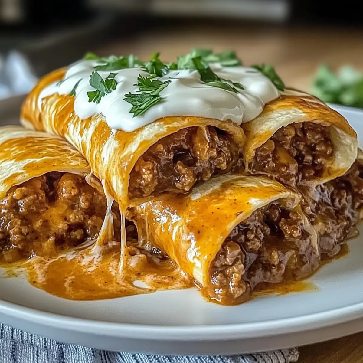 Savory Smothered Ground Beef Burritos Your New Family Favorite