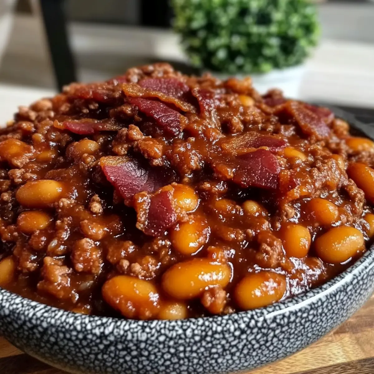 Savory Ground Beef Cowboy Baked Beans for Cozy Nights