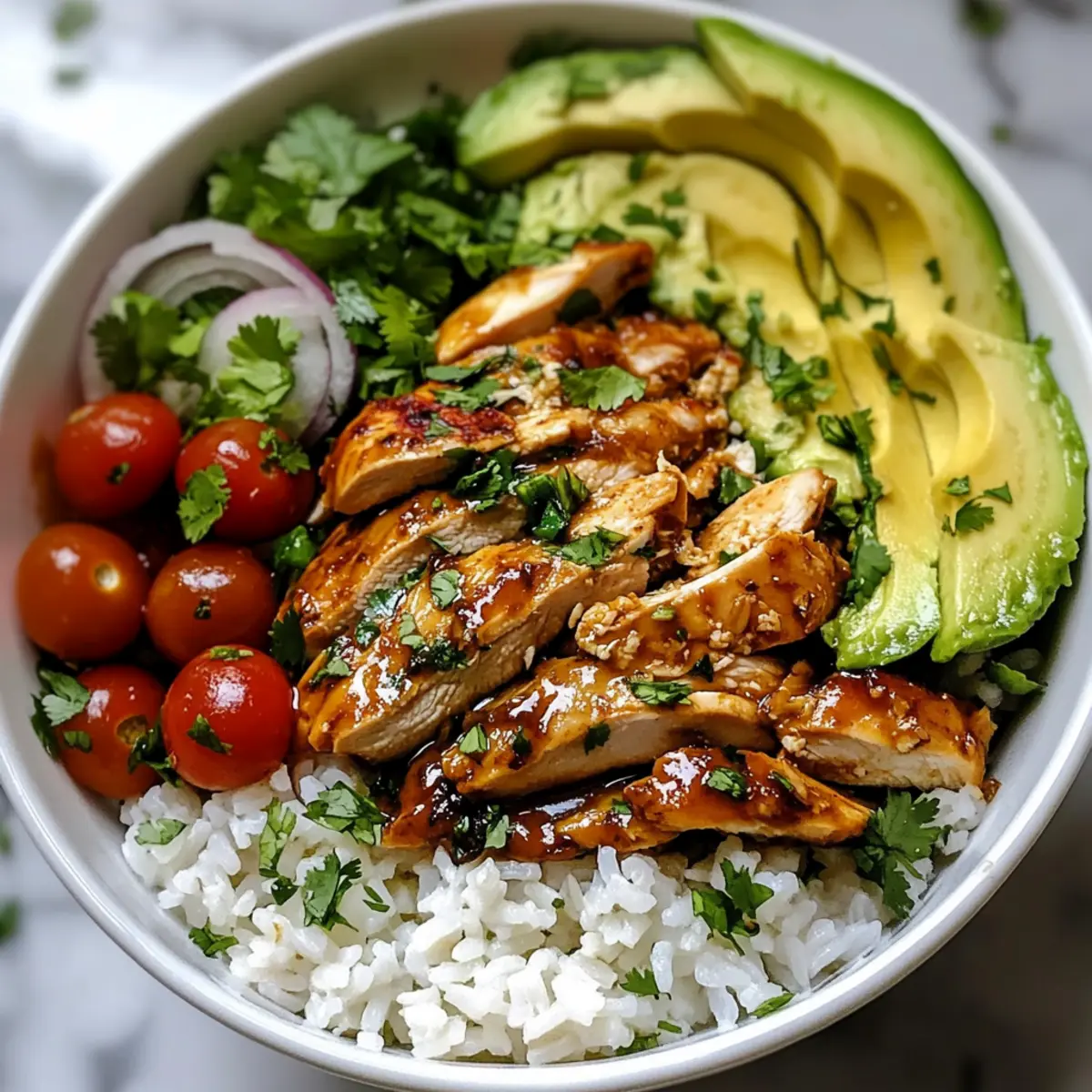 Honey Lime Chicken & Avocado Rice Bowl for Flavorful Nights