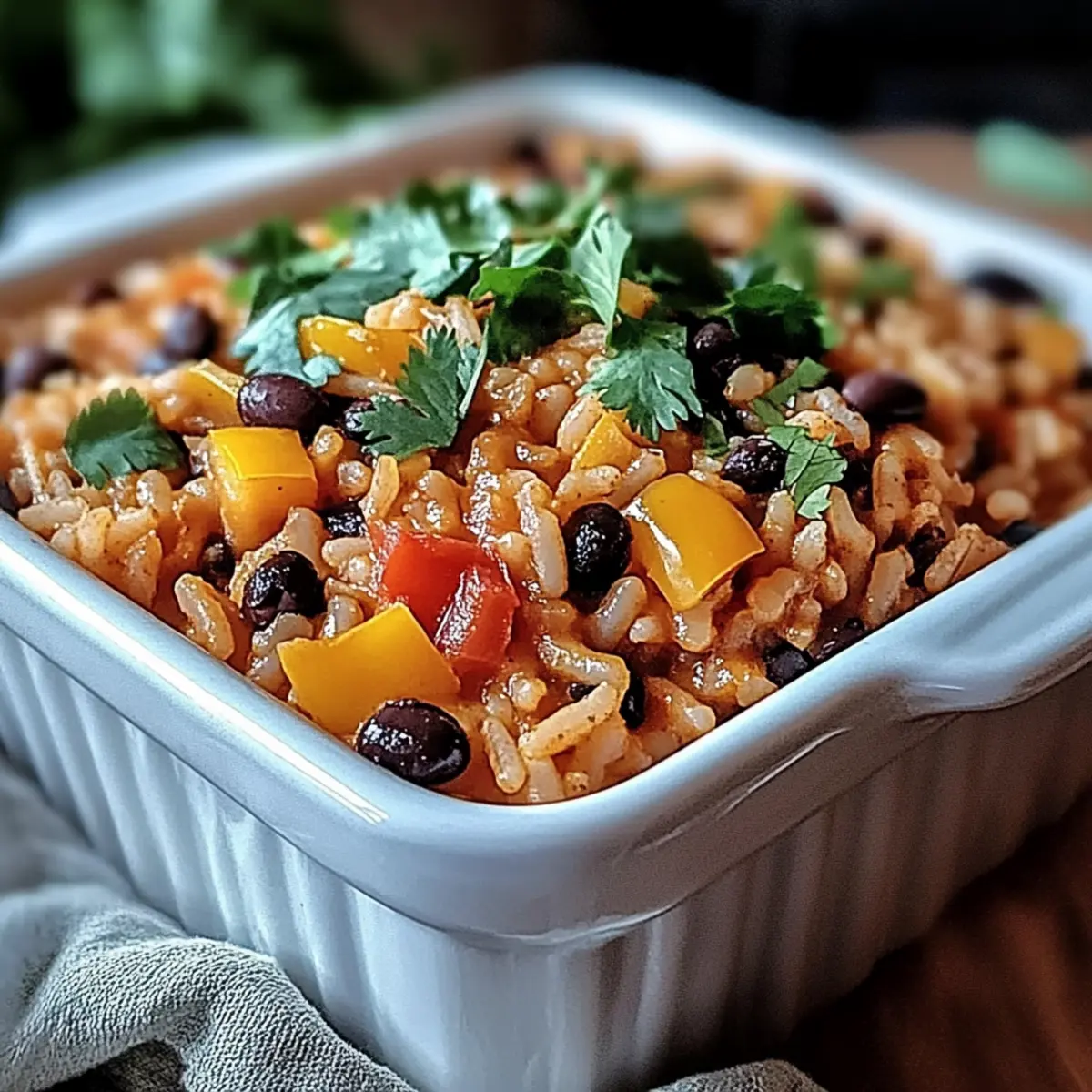 Hearty Brown Rice and Black Bean Casserole: Your Cozy Vegan Go-To