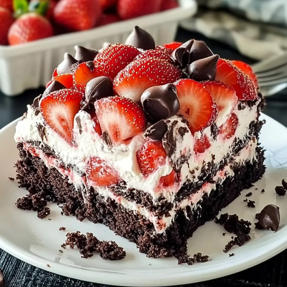Indulge in Strawberry Earthquake Cake for an Easy Delight