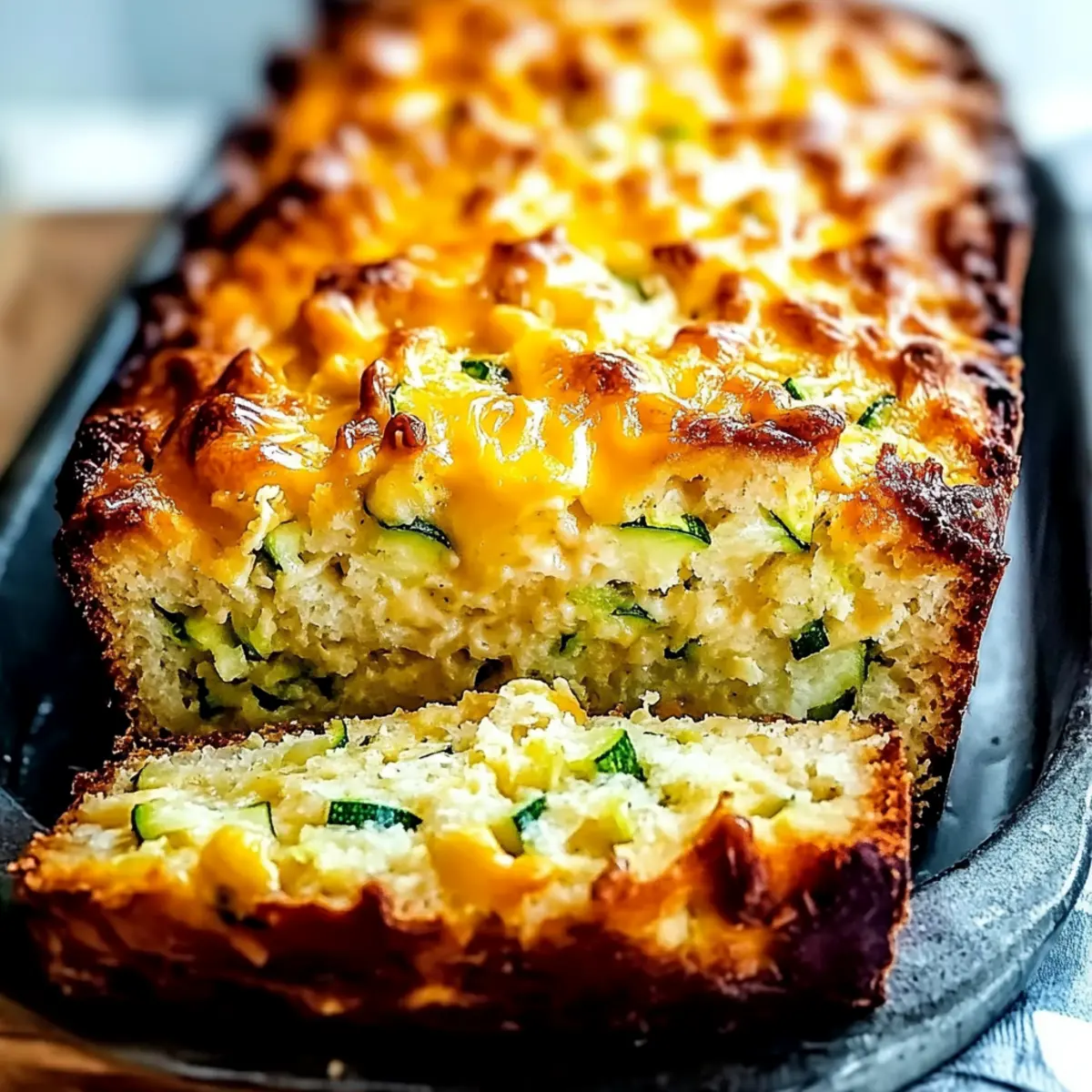 Cheesy Zucchini Delight Bread for Cozy Comforting Moments