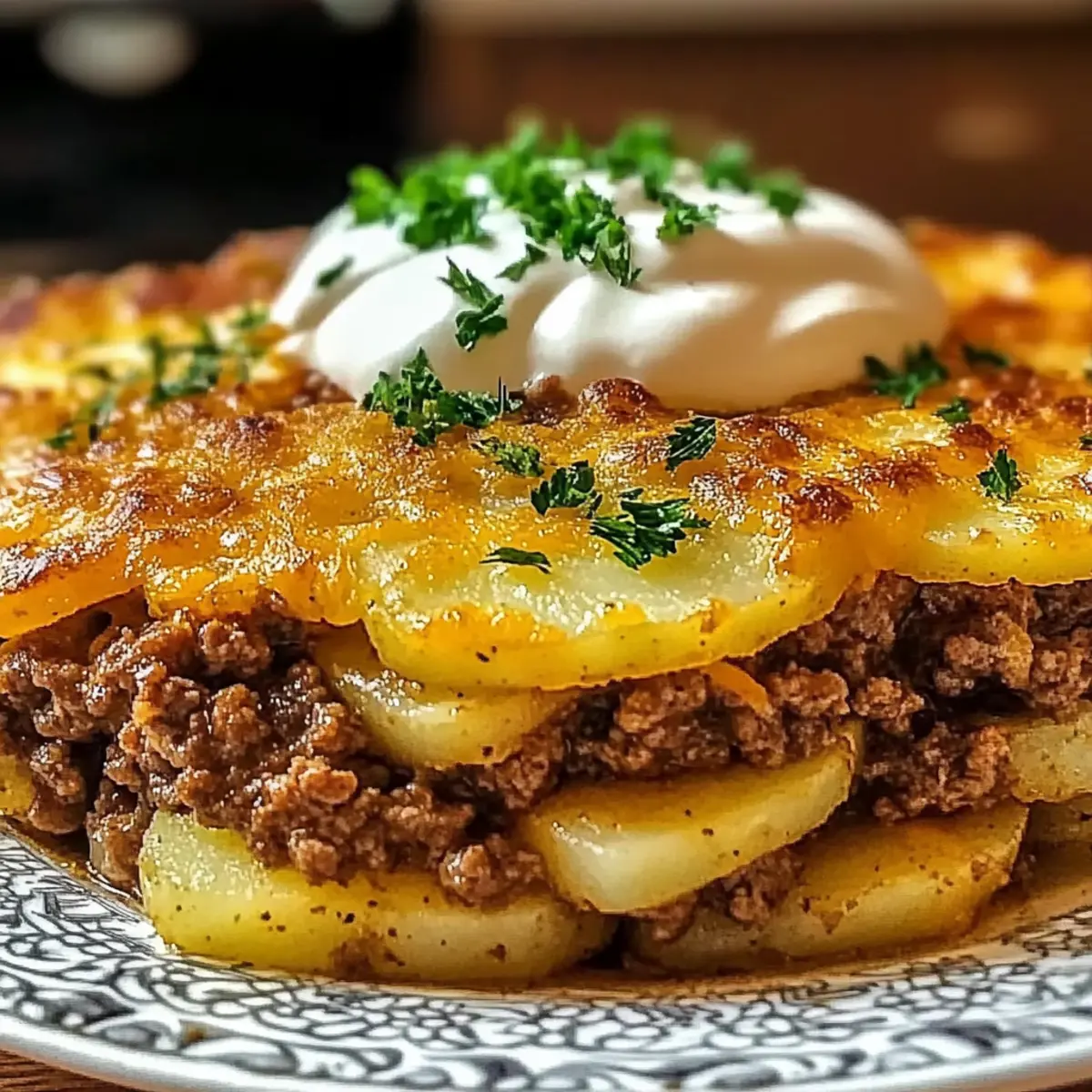 Loaded Beef and Potato Bake: A Cozy Family Favorite