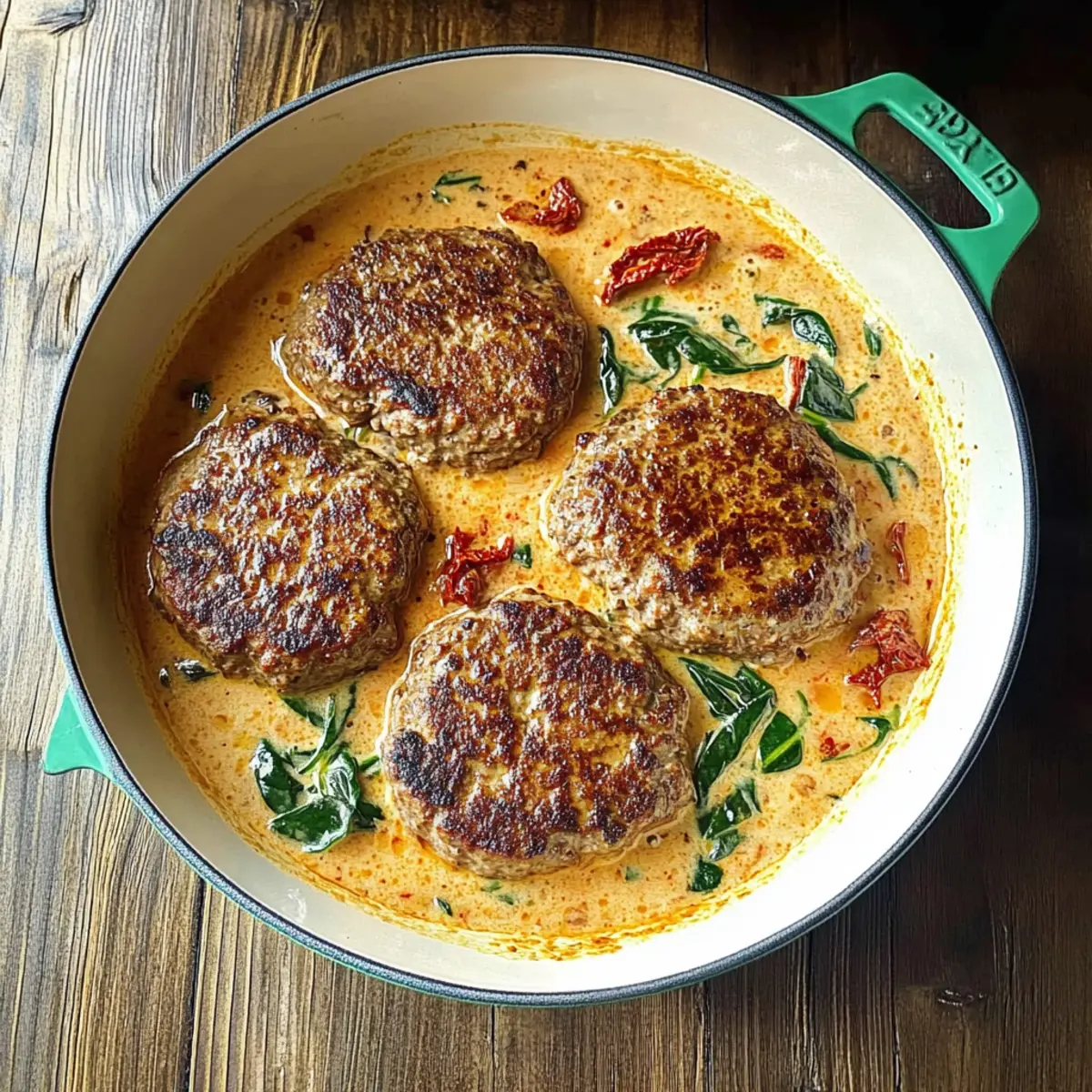 Savory Tuscan Hamburger Steaks Ready in Just 30 Minutes