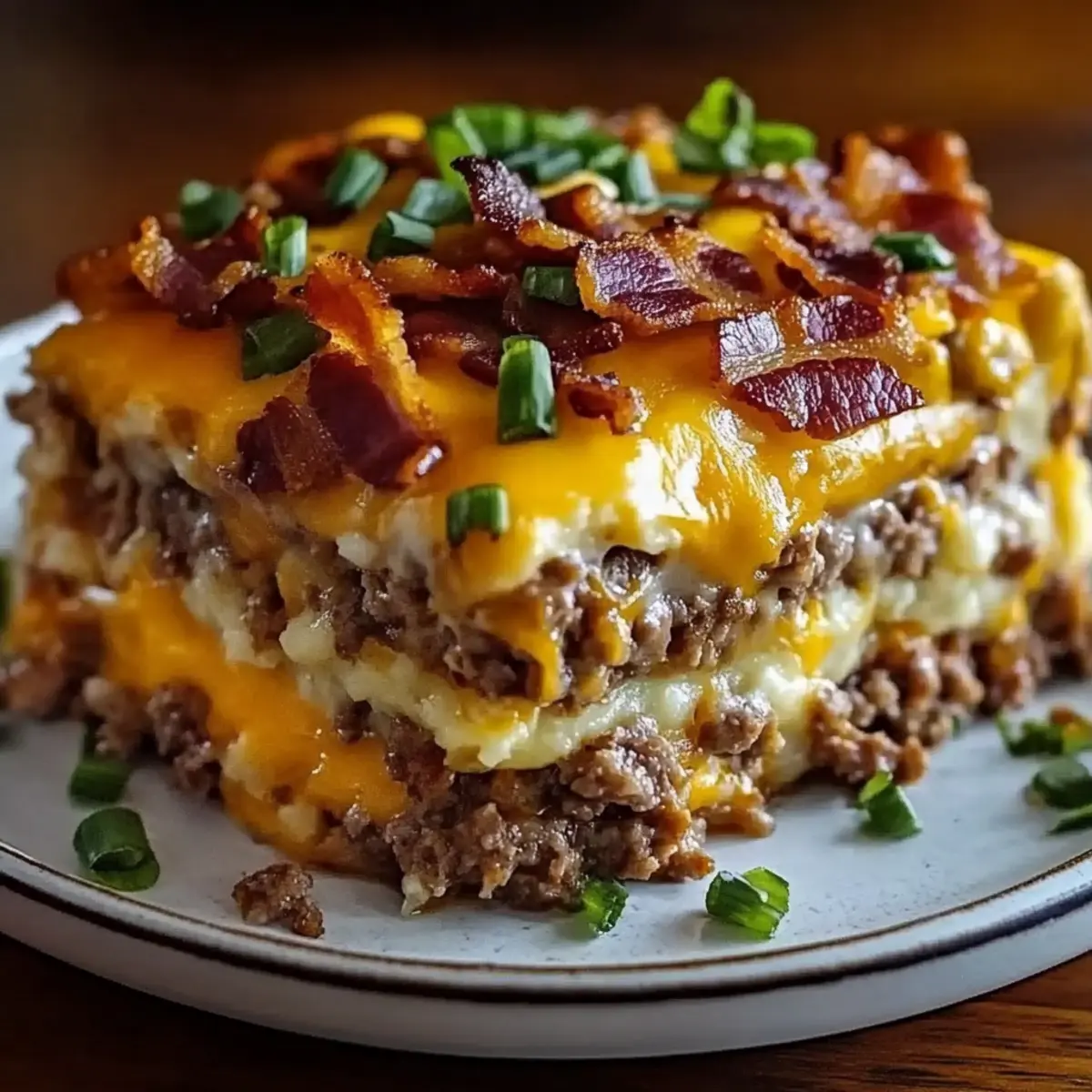 Cheesy Loaded Meatloaf Casserole for Ultimate Comfort Food